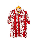 Red Hibiscus 'Hawaiian' Shirt